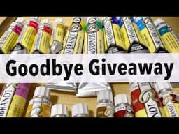 Goodbye (?) Giveaway