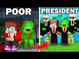 How Mikey and JJ Got From POOR To PRESIDENT in Minecraft - Maizen