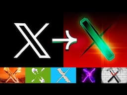 Animating the X Logo in 9 Styles