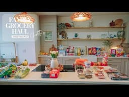 GROCERY HAUL & MEAL PLAN FOR A FAMILY OF FIVE | JANUARY 2024