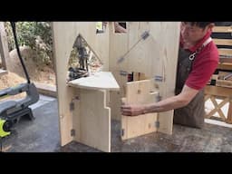 DIY Creative Woodworking Projects That Worked // How To Make A Folding Chair That Will Surprise You