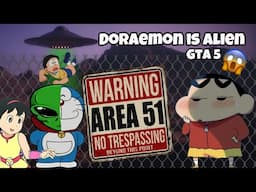 Shinchan & Nobita went to Area 51 to find Aliens in Gta 5 😂