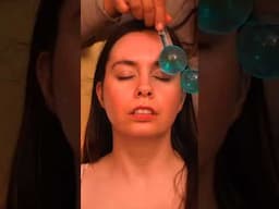 Hypnotizing Her with Ice Globes  #asmrmassage #asmrtingles #relax #asmrtriggers