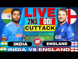 India vs England, 2nd ODI | Live Cricket Match Today | IND vs ENG Live Match | India England Match