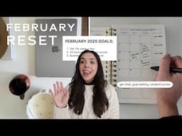 February Reset 🖊️ (goal setting, solo dates, favorite books of 2024!)