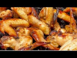 Simple Recipe for Delicious Grilled Chicken Wings/Cong Thuc Lam Canh Ga Nuong BBQ