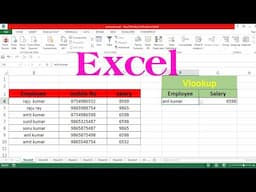 vlookup in excel | excel vlookup | vlookup | how to use vlookup in excel