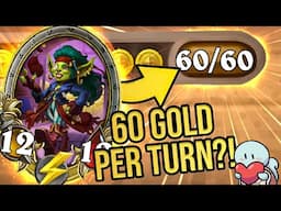 Start your turn with 60 gold?! | Hearthstone Battlegrounds