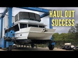 Ep 369 | Attention Needed to FIX Window Leak: Nutshell's BOATYARD Haul Out