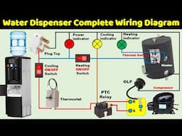 Hot and Cold Water Dispenser Wiring Diagram Explained @TheElectricalGuy