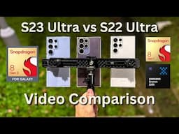 Shocking Difference! Galaxy S23 Ultra vs S22 Ultra Exynos & SD Low Light 4K Video Comparison