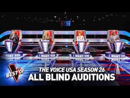 Every Single Blind Audition on The Voice USA Season 26