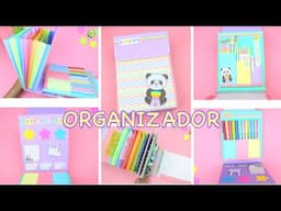 🐼 Organizador de escritorio Panda - Folder - Utiles escolares | Manualidades aPasos