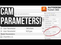 The BEST new feature in Fusion? CAM Parameters!