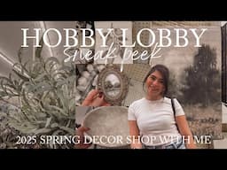 HOBBY LOBBY SPRING DECOR SHOP WITH ME | HOBBY LOBBY SHOP WITH ME 2025 | WHAT'S NEW AT HOBBY LOBBY