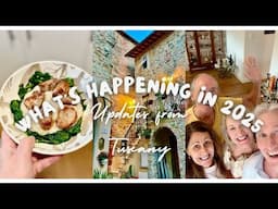 WHAT'S HAPPENING IN TUSCANY IN 2025? UPDATES from Chianni, Client renovations & 2025 travel plans!