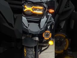 Lone Rider MotoLights - Amber Vs White DRL