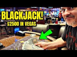 $2,500 Blackjack Challenge - Can JV Keep Beating The Casino?