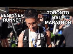 my first half marathon vlog (TCS Toronto Marathon 2024)