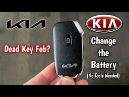 KIA Telluride, Sportage, K5, Forte and Seltos - Key Fob Battery Replacement - DIY - Smart Key