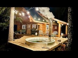 Remote Off Grid Alaskan Cabin ||PROJECT EROSION CONTROL & HOT TUB||