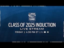 2025 NASCAR Hall of Fame Red Carpet