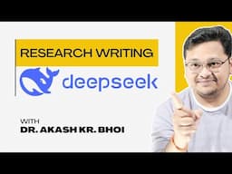 DeepSeek: Research Proposal Writing || First-hand experience with DeepSeek || Hindi