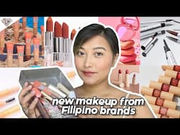 TRYING OUT NEW FILIPINO MAKEUP PRODUCTS | COLOURETTE FIRST BASE, ISSY & CO, HAPPY SKIN, BLK COSMETIC