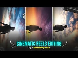 Instagram trending CINEMATIC reels Tutorial | Sky Replacement | Capcut video editing