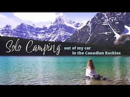 A Solo Camping Trip / Toyota RAV4 Camp Setup | A talk from the heart