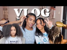 VLOG | IT'S THE GIRLS WASH DAY...Getting ready for Christmas 🎄