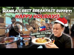 A Traditional Filipino Breakfast Buffet!  Happy Holidays to All!