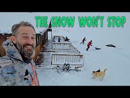 The Big Storm - Dealing with 36" of Snow - Alaska Winter