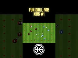 Fun Soccer Drill for Kids #1 #football #soccer #passingdrill