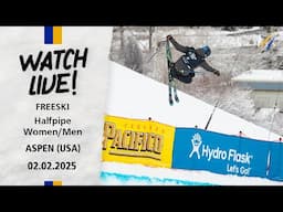 LIVE | Aspen (USA) - Halfpipe Women/Men | FIS Freeski World Cup 24-25