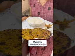 Makki dhebhara / makki prantha aise bana ke dekho very soft | makki methi prantha recipe #shorts