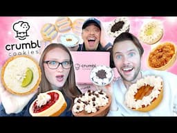 Tasting VIRAL HOLIDAY Foods! CRUMBL COOKIES Thanksgiving Menu!!!