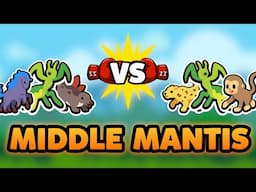 Super Auto Pets but we have to use a MIDDLE MANTIS