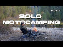 Solo Moto Camping ASMR | Sounds of the Wilderness | Night 3