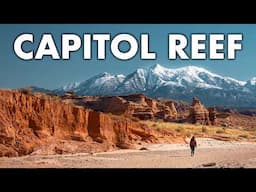 1 Hour Silent Hiking through Capitol Reef National Park, Utah