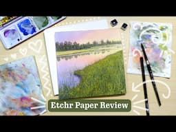 Testing Etchr's Watercolor Block and Sketchbook | How good are they?