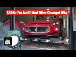 Why is an oil and filter service so expensive for a Maserati?