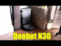 Ecovacs Deebot N30 Automatic Vacuum and Mopping Robot, testing and review.