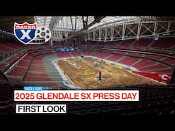 2025 Glendale SX Press Day Raw - Interviews and Riding Feat. Roczen, Beaumer, Webb, & More