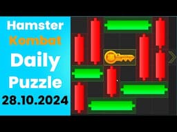 28th October - Daily Puzzle Combo Solved - Hamster Kombat