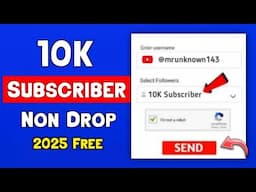 2025😳 How To Get Free Subscribers On YouTube - Free Subscribers For YouTube - Free Subscribers