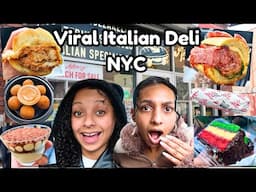 We Tried A Viral Italian Deli In Brooklyn New York!