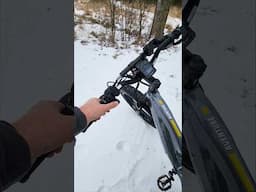 Fat Tire Ebike let me ride in the snow ‎@AventonBikesVideos  #ebike #fatbike #mtbike #shtf #hunting