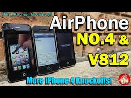 Here's the infamous iPhone 4 Clone - the AIRPHONE NO.4! (And looking at the V812 Thing)