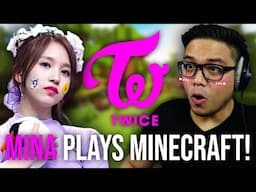 Reacting to Twice Mina Playing Minecraft! 😱😱😱